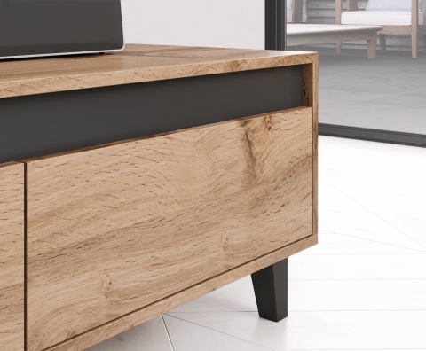 stolikTV.pl Dąb-Antracyt o dł. 185cm.